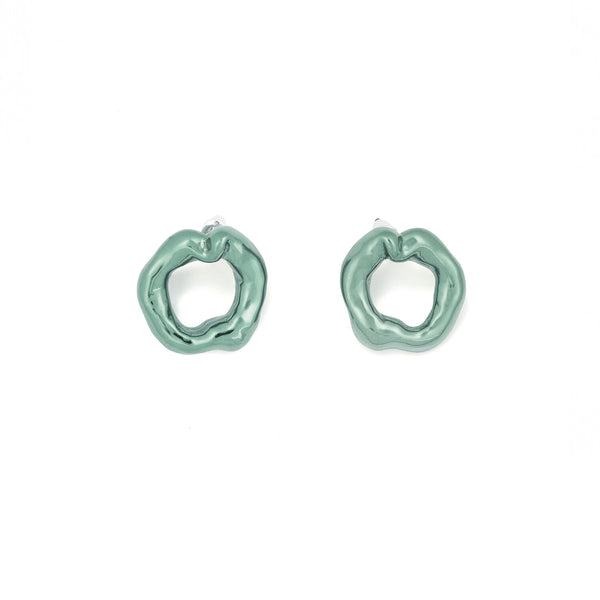 IRREGULAR CIRCLE EARRINGS