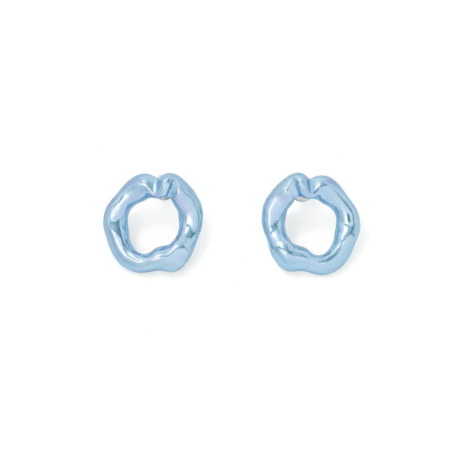 IRREGULAR CIRCLE EARRINGS