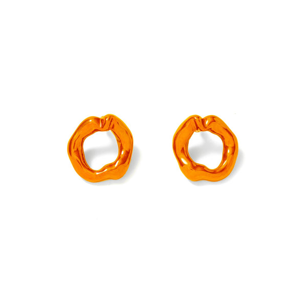 IRREGULAR CIRCLE EARRINGS