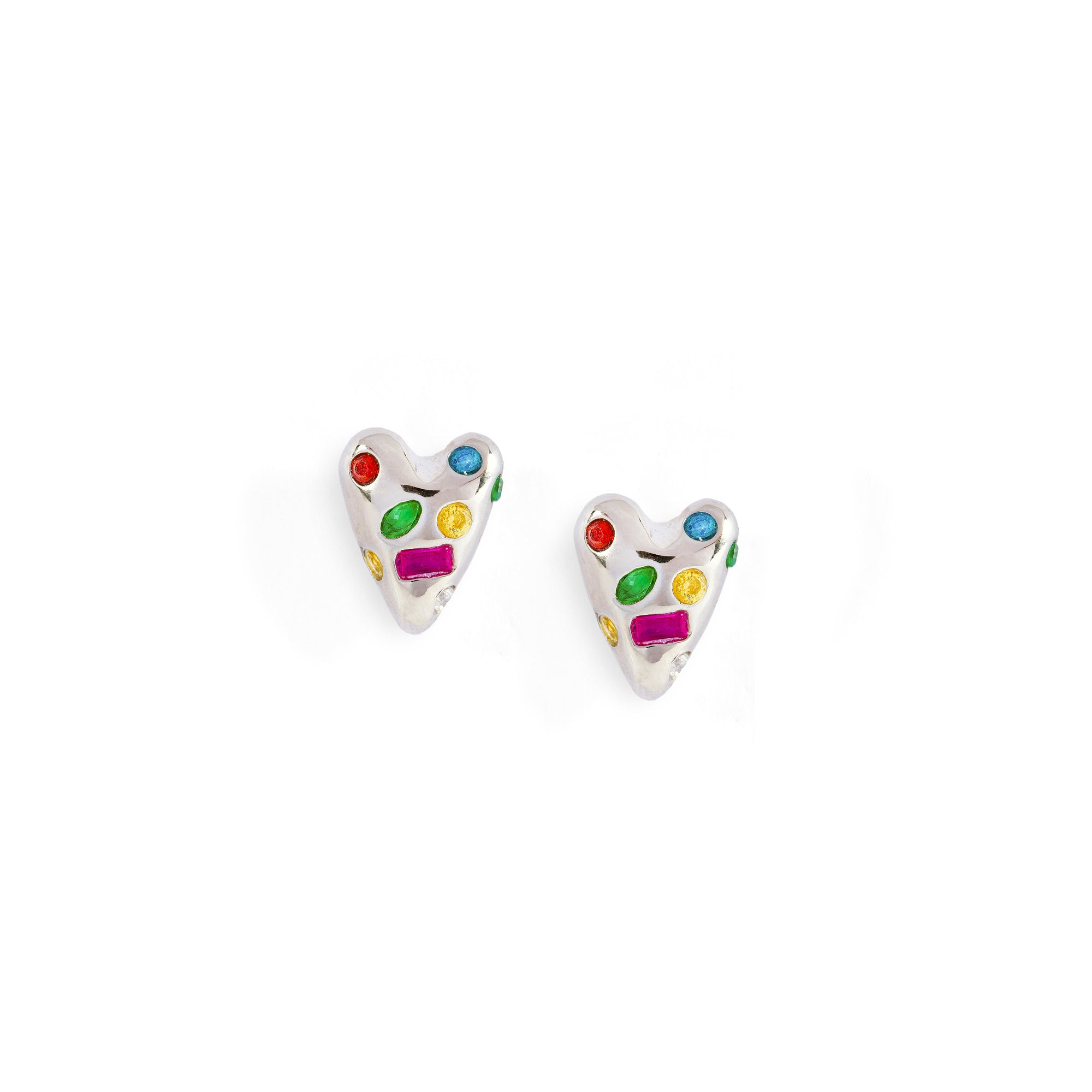 MINI HEART STUD EARRINGS