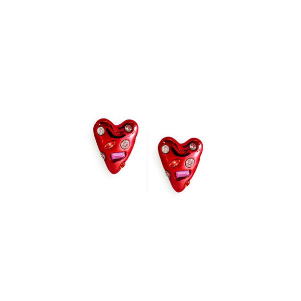 MINI HEART STUD EARRINGS