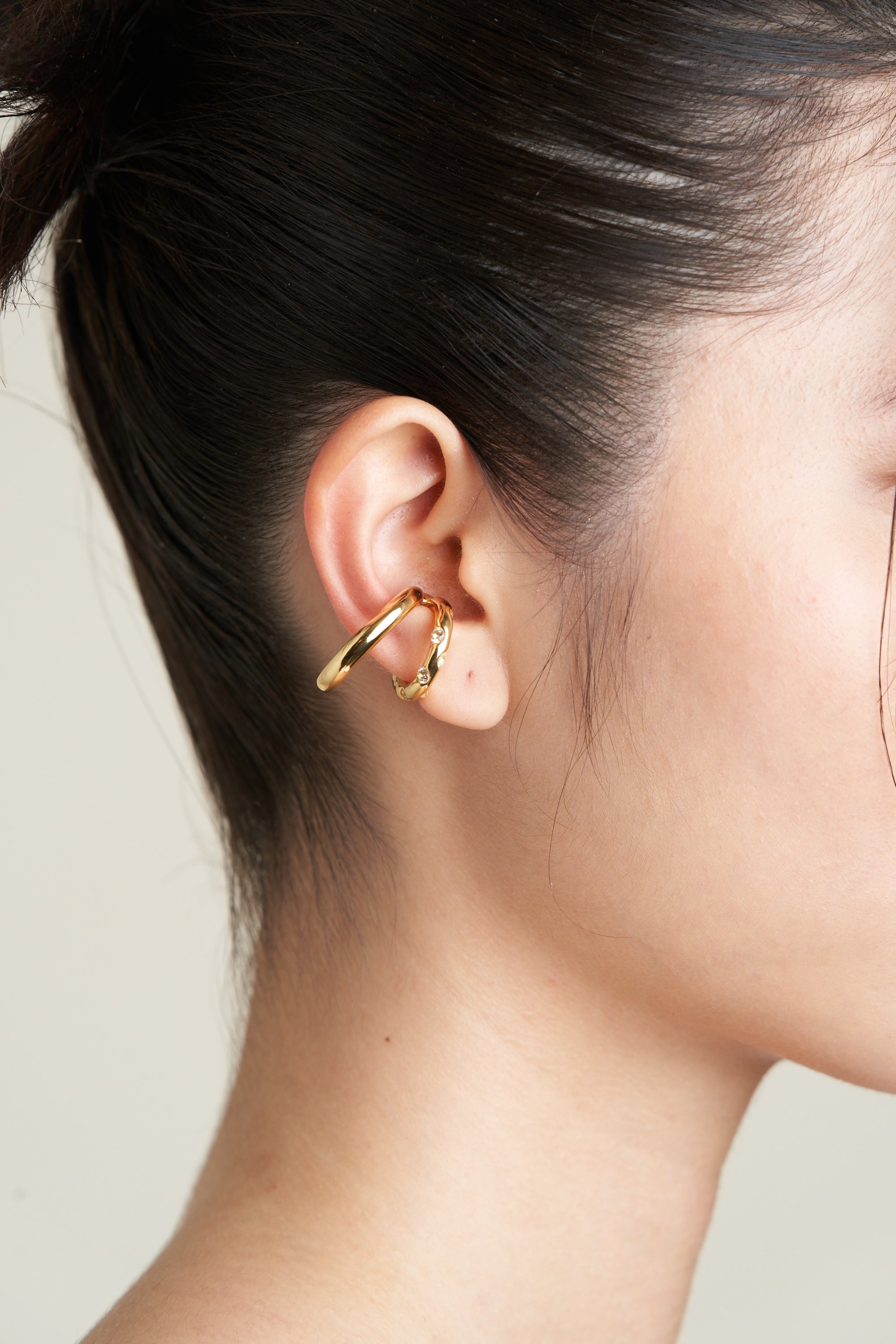 DOUBLE C SINGLE EAR CUFF